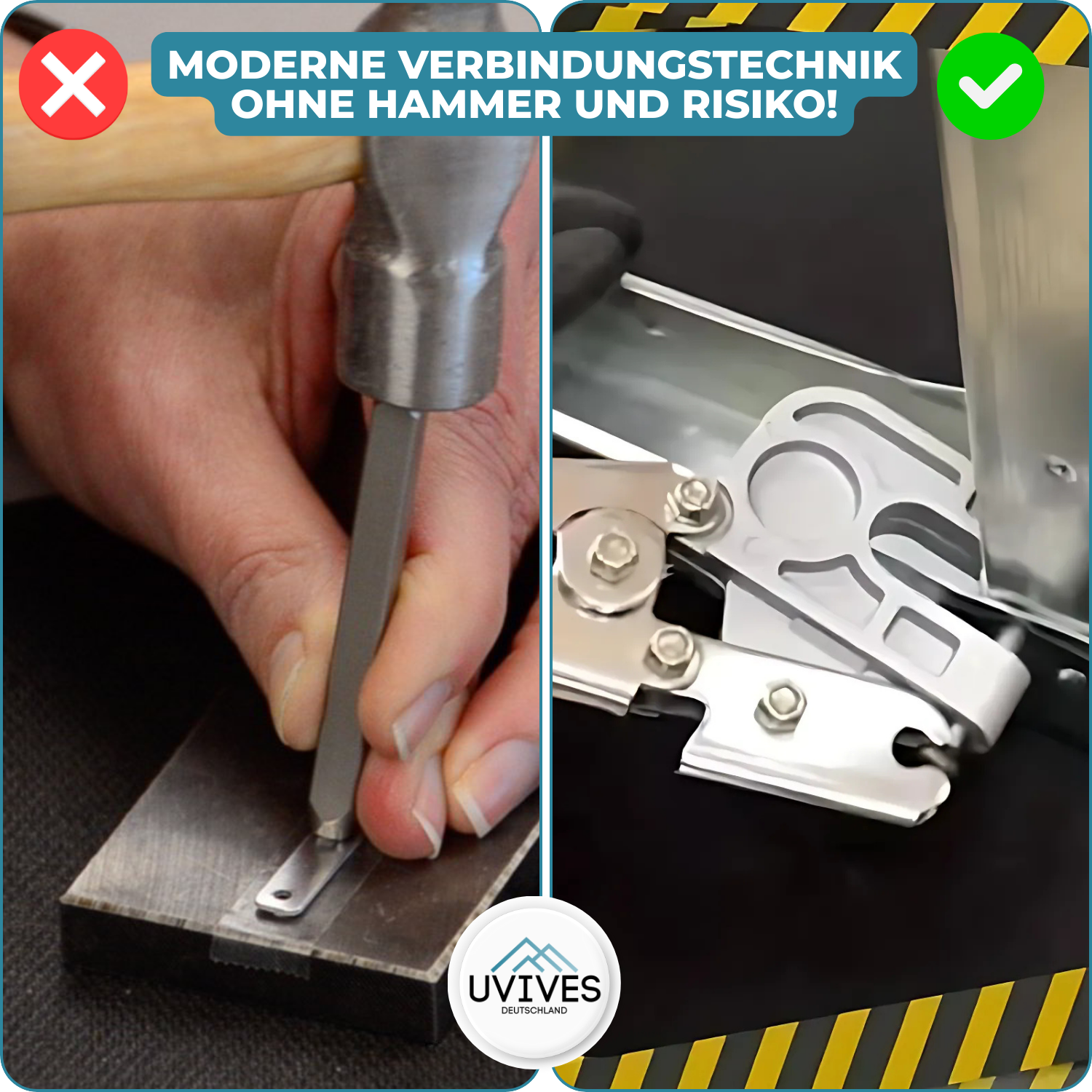 PinFix™ - Strong connections without screws in seconds (incl. 100 pins)