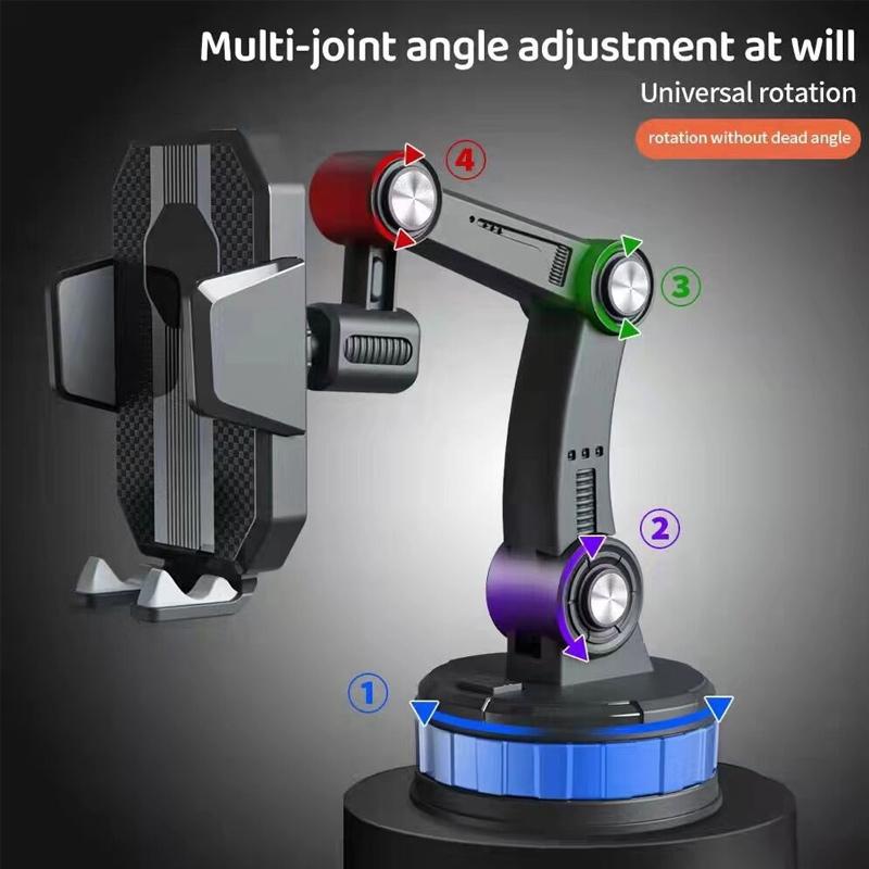 GripTech™ - 360° high-suction mobile phone holder in the car