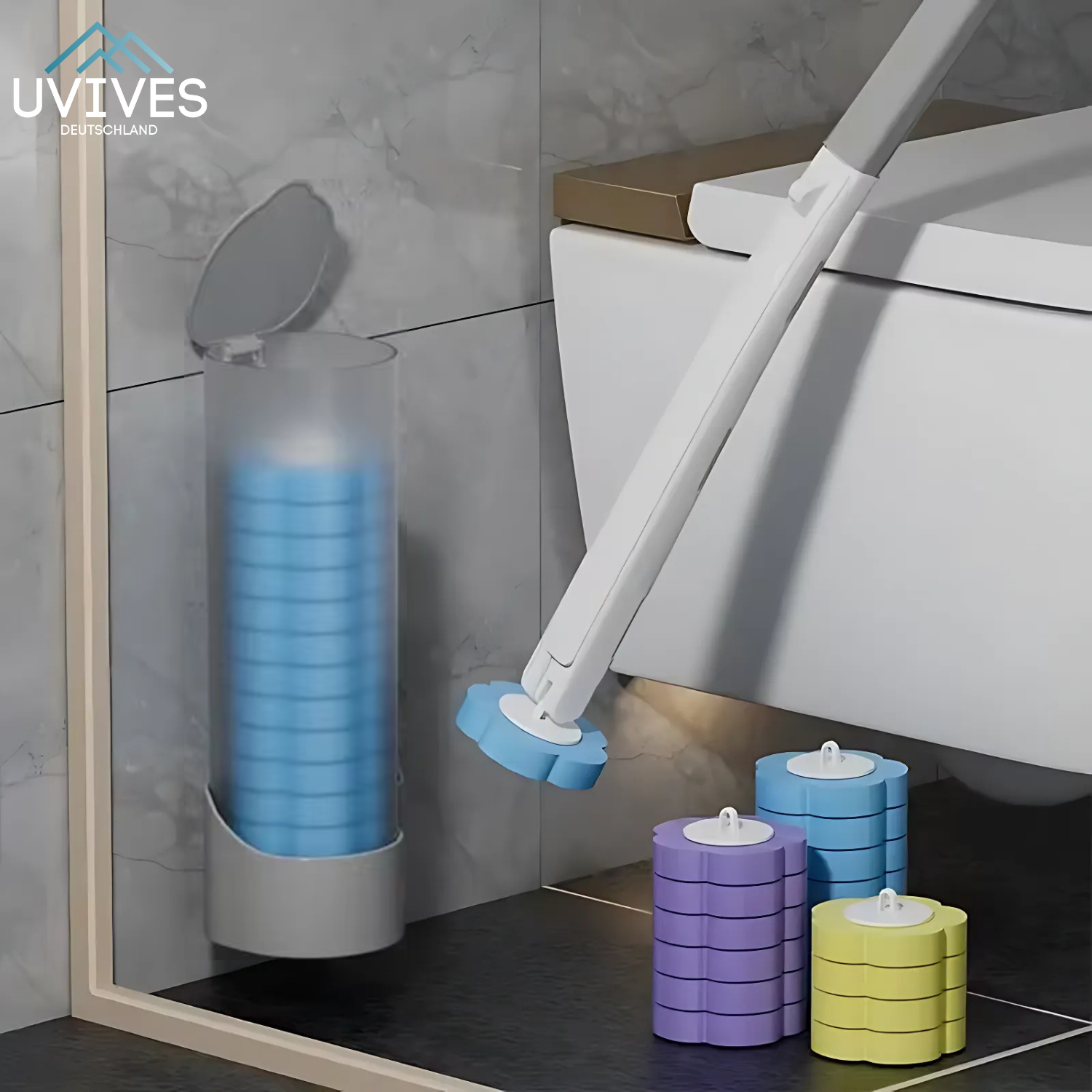 CleanGrip™ - Hygienically clean toilet without scrubbing