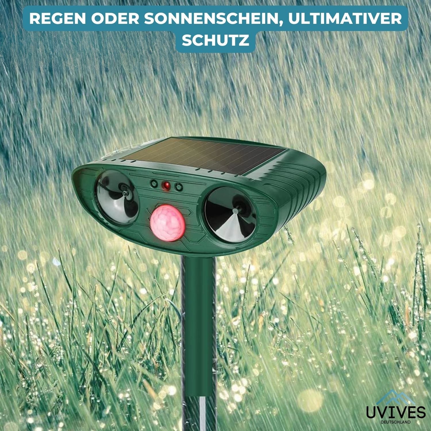 SolarSonic™ - Ultrasonic Solar Animal Repellent