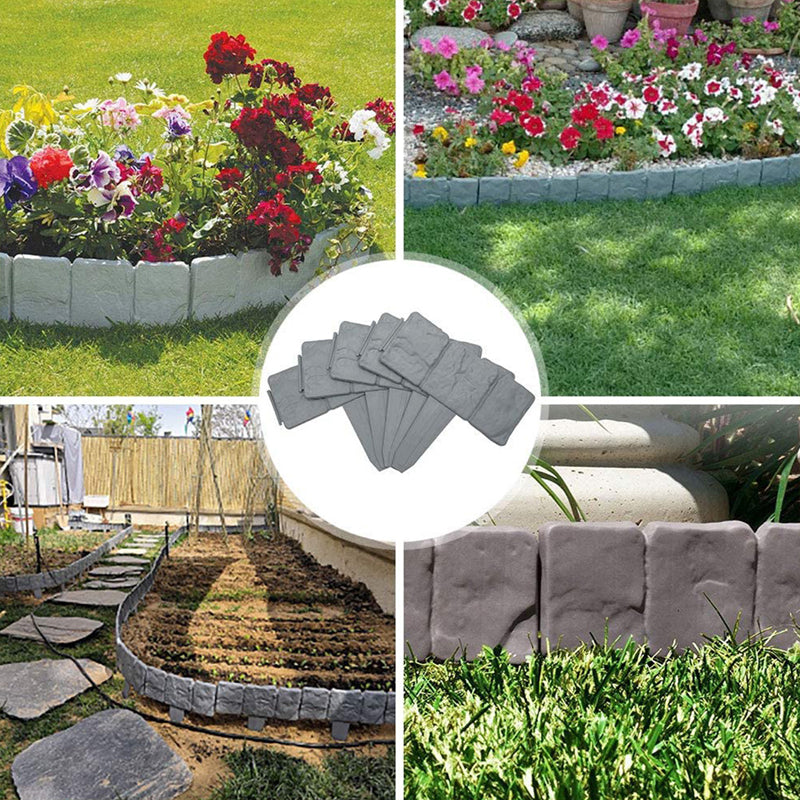 5+5 FREE | StonePath - High-quality, durable garden fencing made of simulated stone