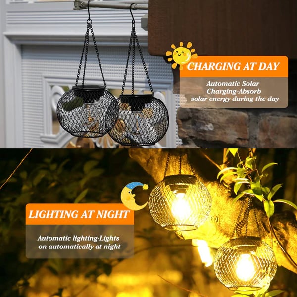 50% OFF | SolarNest - Retro-style solar lighting for a charming garden ambiance [Last day of sale]