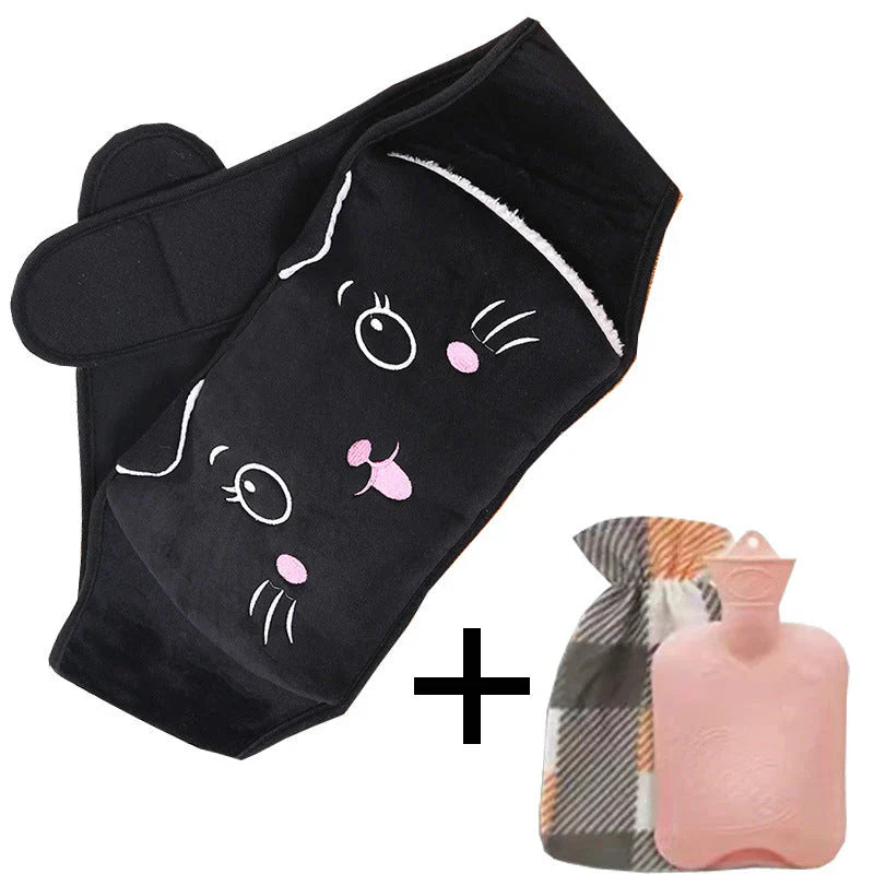 50% OFF | WarmCush - Refillable Plush Hot Water Bottle with Hip Padding [Last Day Sale]