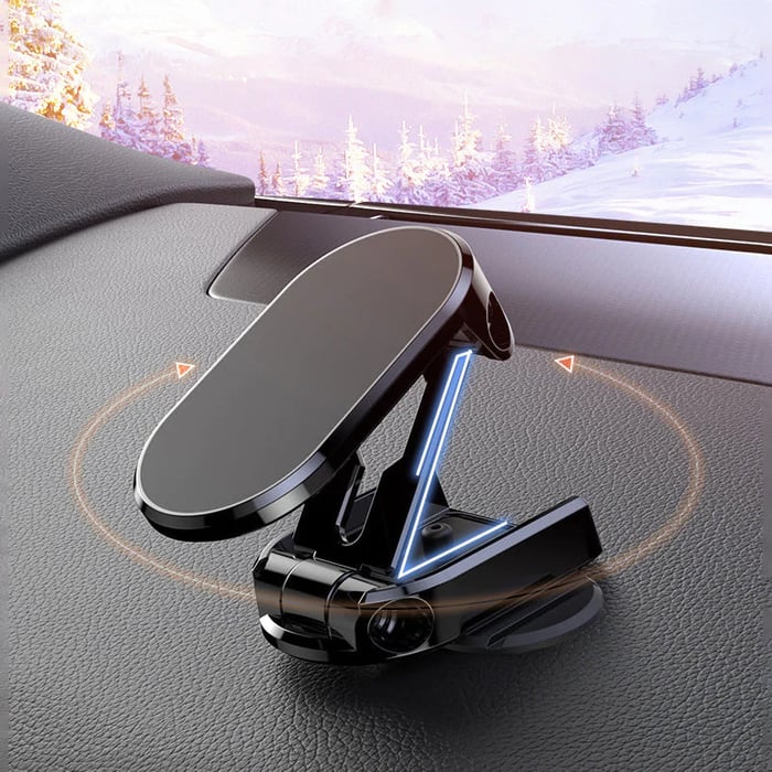 SnapMount – Foldable Magnetic Car Phone Holder
