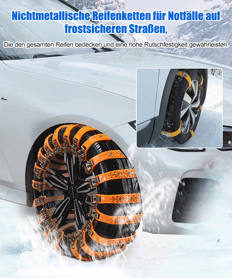 4+4 FREE | WinterForce - Anti-slip tire chain, ultimate safety for your car [Last day of the sale]