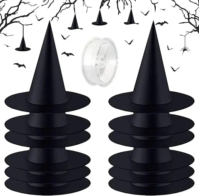 Spookachtige Halloween Heksenhoed Versiering voor Feest en Thuis