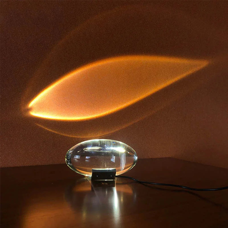 Kristallen edelsteen nachtlamp voor gezellige sfeerverlichting in de slaapkamer