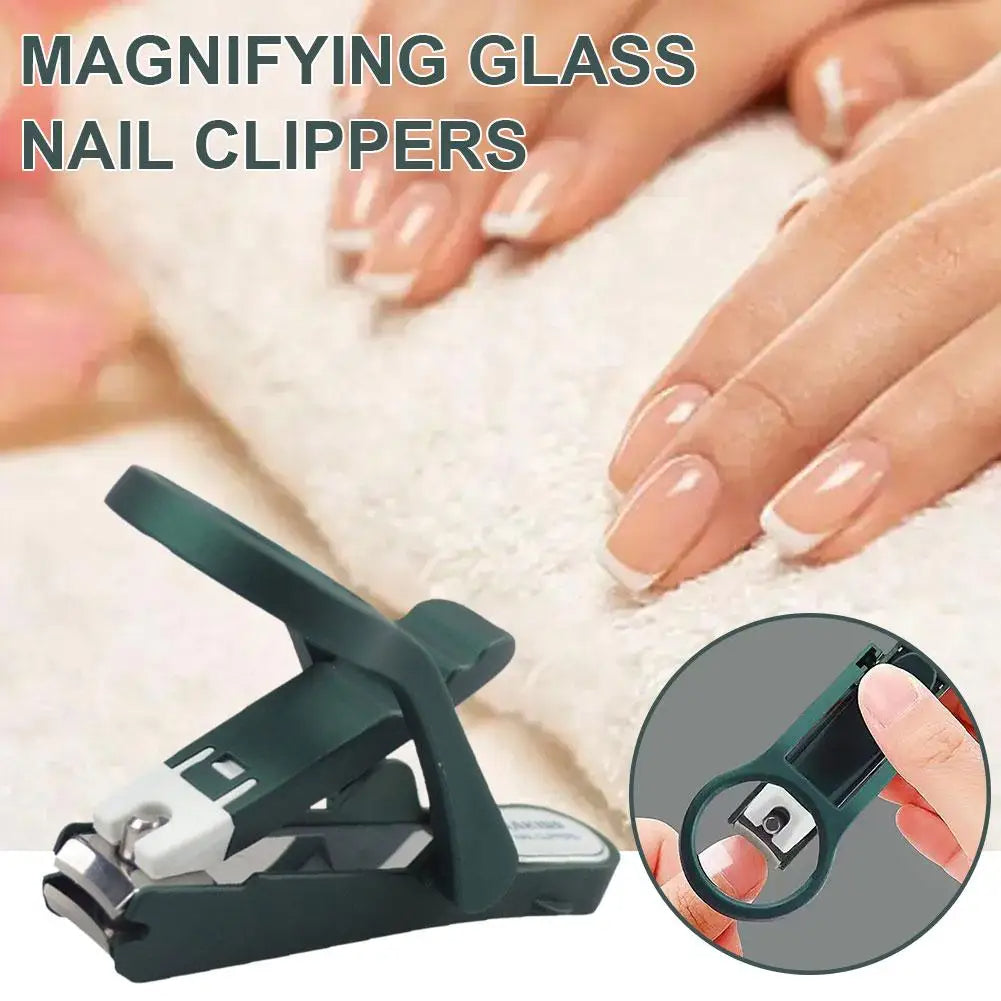 Compact vergrootglas nagelknipper voor nauwkeurige verzorging