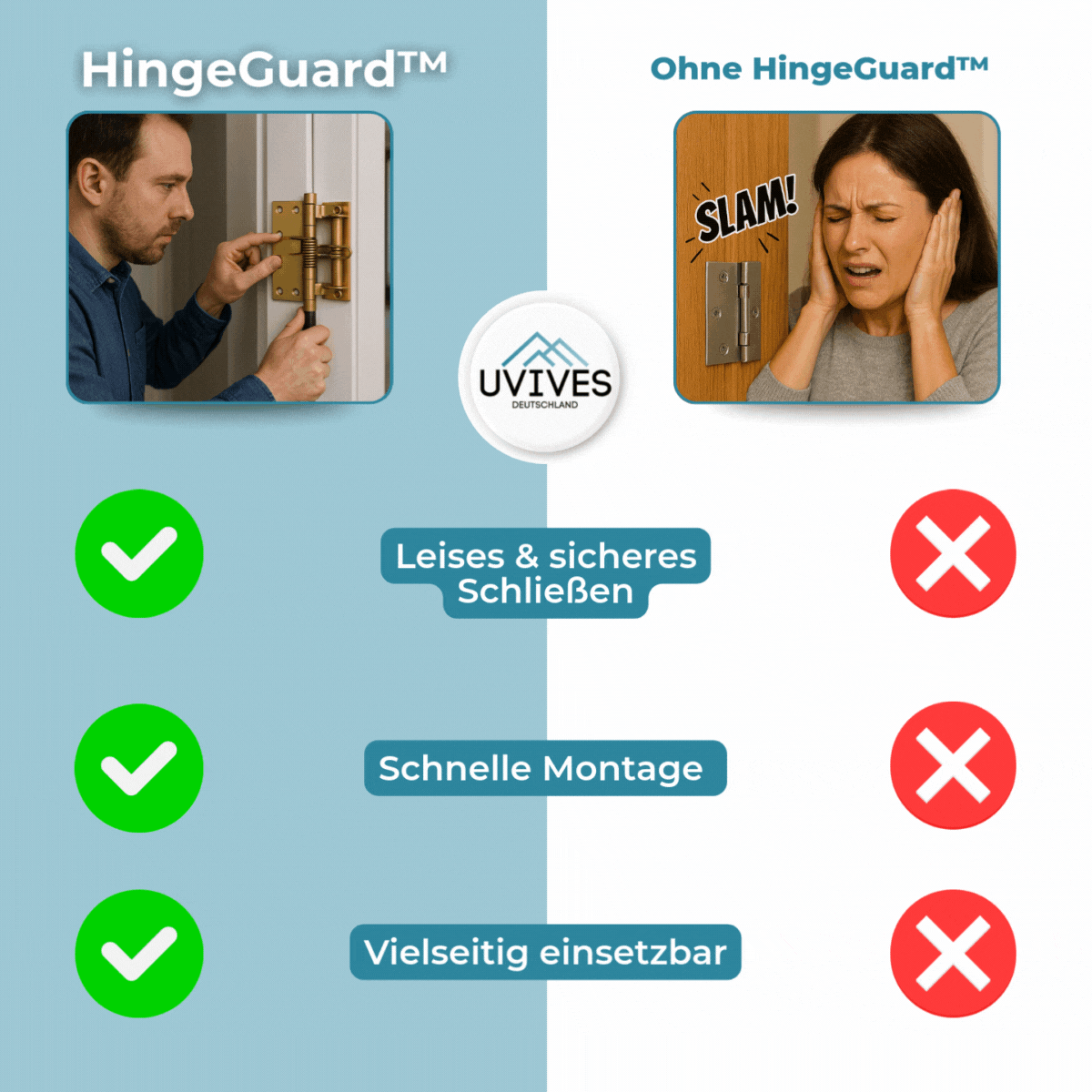 Buy 1+1 FREE | HingeGuard™ - Door closes automatically, softly and securely