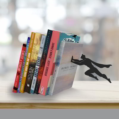 HeroHold - The superhero bookends