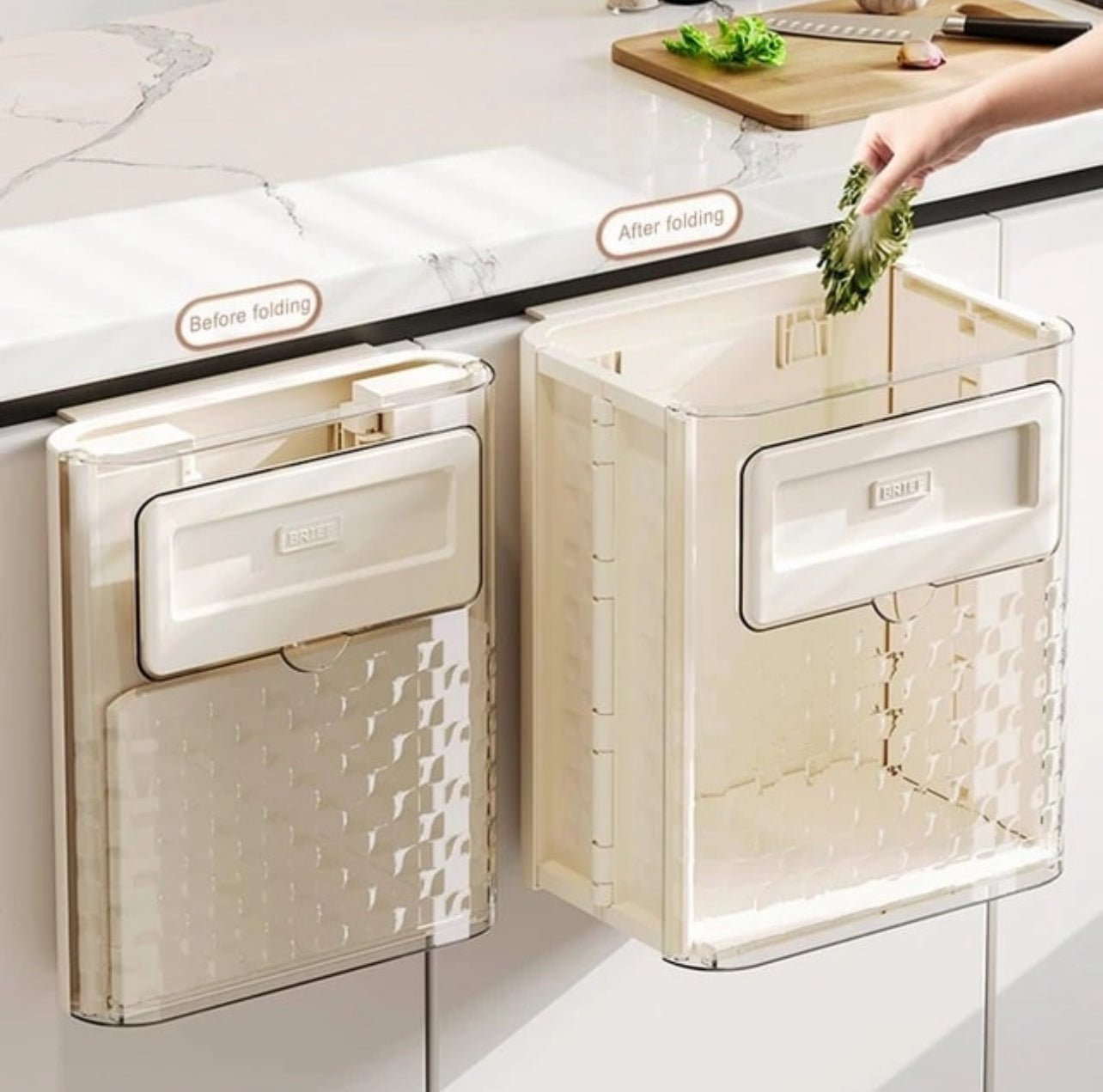 TrashEase – Foldable trash can that fits everywhere!