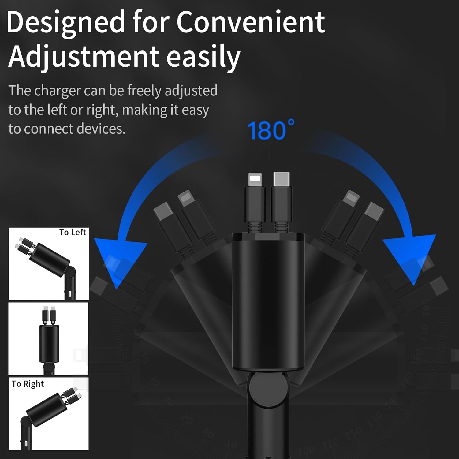 50% OFF | AutoCharge™ - 4-in-1 Fast Car Charger [Last Day Sale]