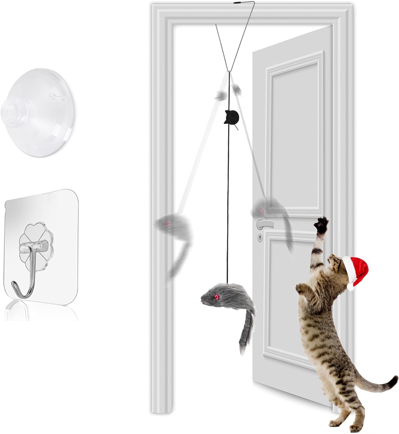 SwingPaws - Interactive cat toy with hanging doors