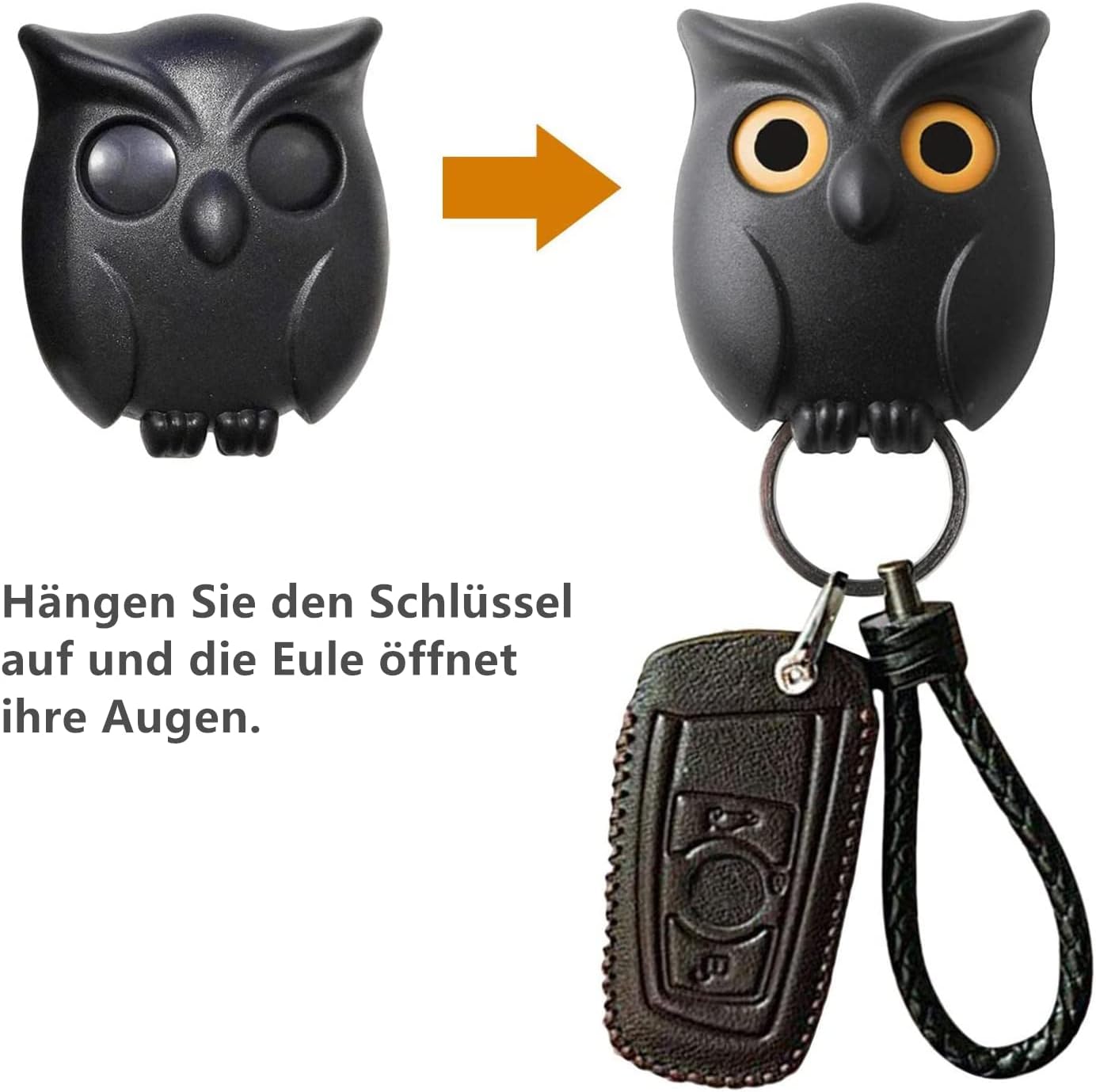 OwlKey™ - Magnetic Night Owl Keychain [Last Day Sale]
