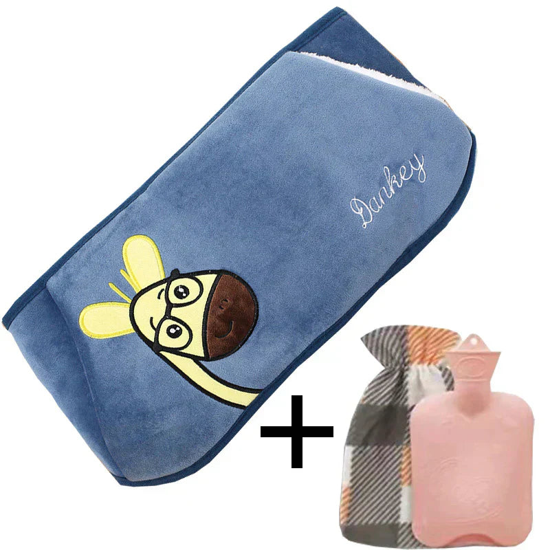 50% OFF | WarmCush - Refillable Plush Hot Water Bottle with Hip Padding [Last Day Sale]