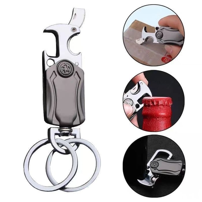 Buy 1+1 FREE | TactiKey - Ultimate 3-in-1 Keychain