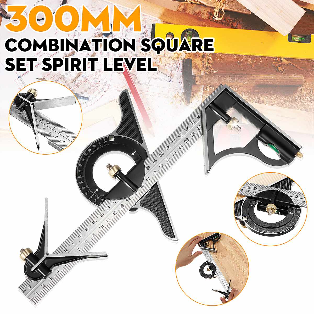 AdjustiRuler - Multifunctional combination of movable angle rulers