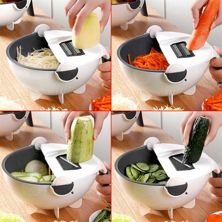 VeggiPro - 7-in-1 vegetable cutter with accessories