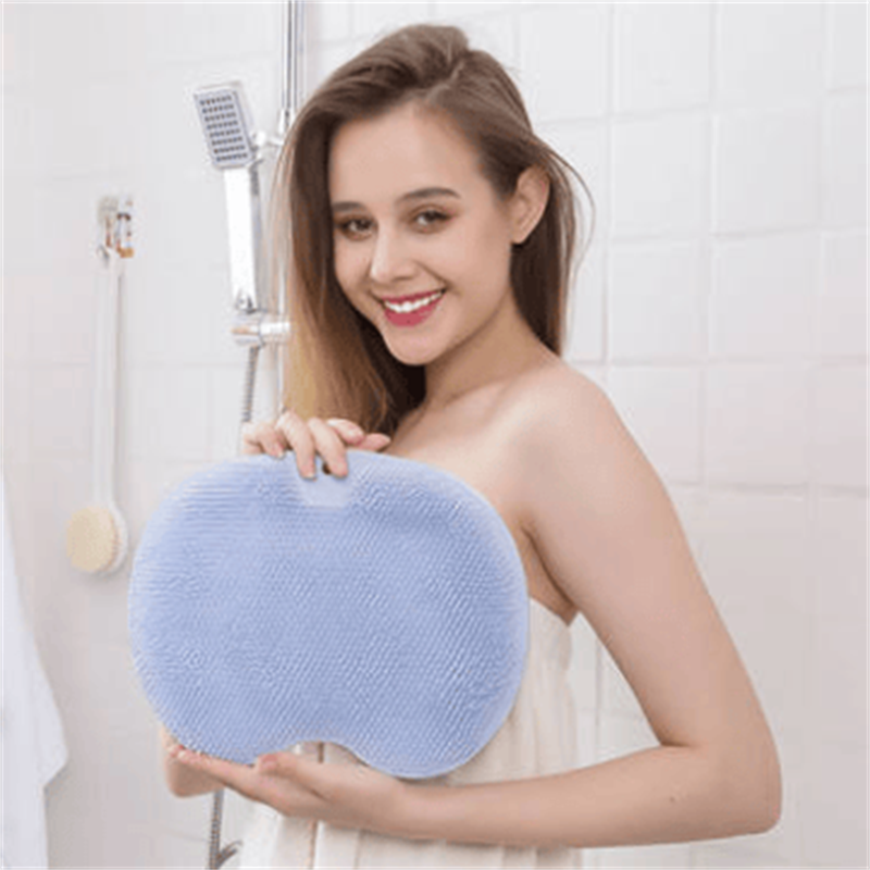 Dubbeltextuur exfoliërende voet- en rugdouche-scrubpad