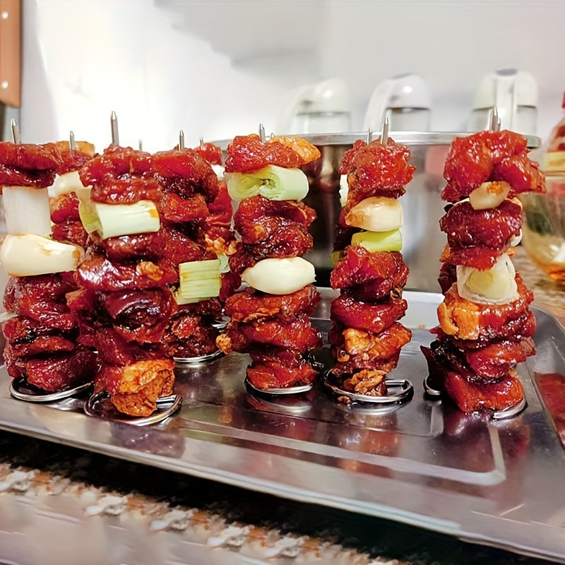 5+5 FREE | GrillElevate™ - The stainless steel skewers for even and perfect grilling