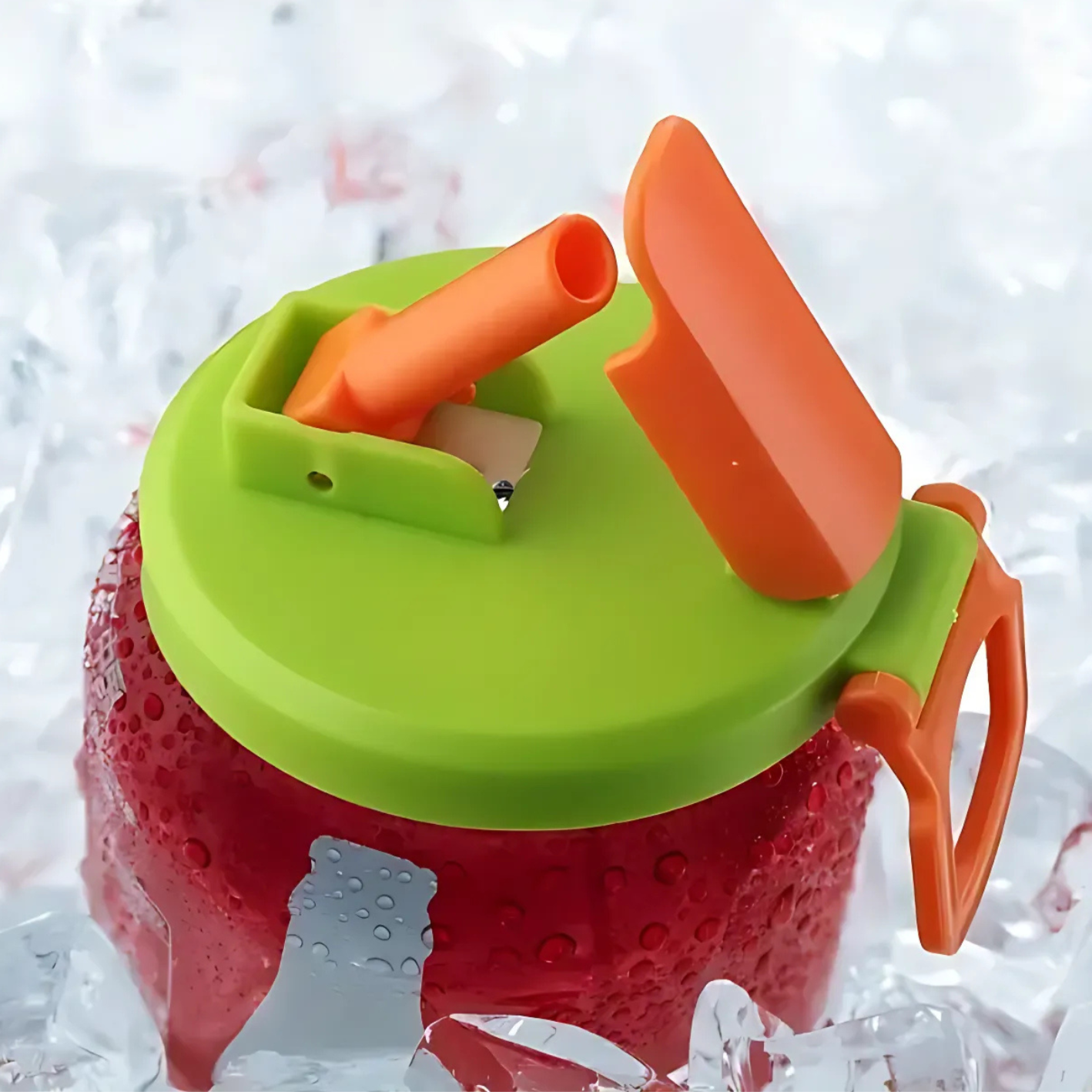 Herbruikbare siliconen reisrietjes set voor schoon drinken onderweg