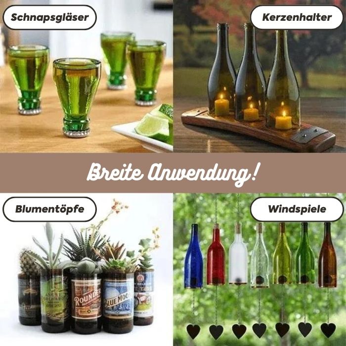 50% OFF | Glass Bottle Cutter™ - DIY Tool for Creative Crafts [Last Day Sale].