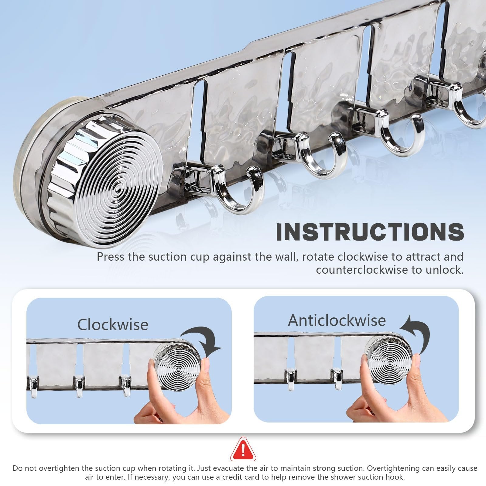 HookHold - Space-saving suction cup hooks with an adjustable folding design