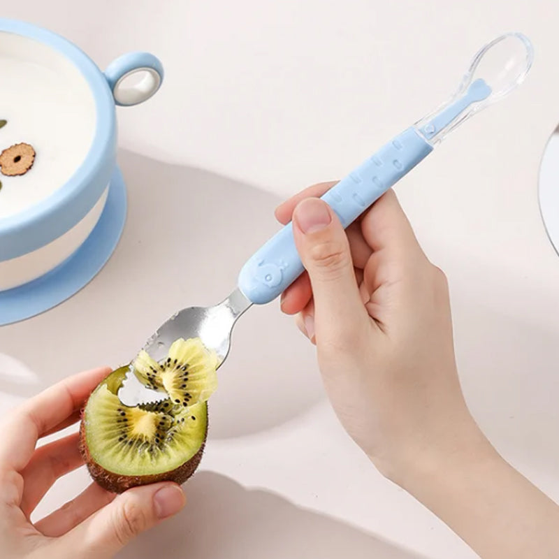 Buy One Get One Free | TinyMaster - Silicone Baby Spoon with Double Head [Last Day Sale]