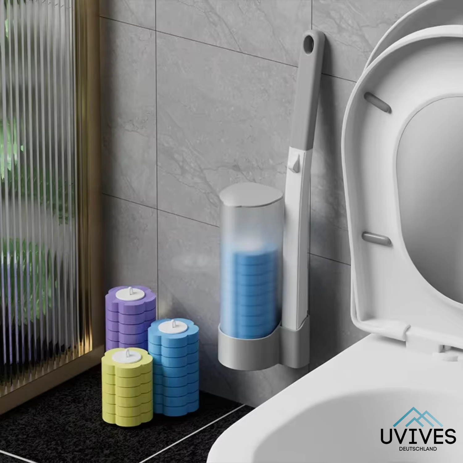 CleanGrip™ - Hygienically clean toilet without scrubbing