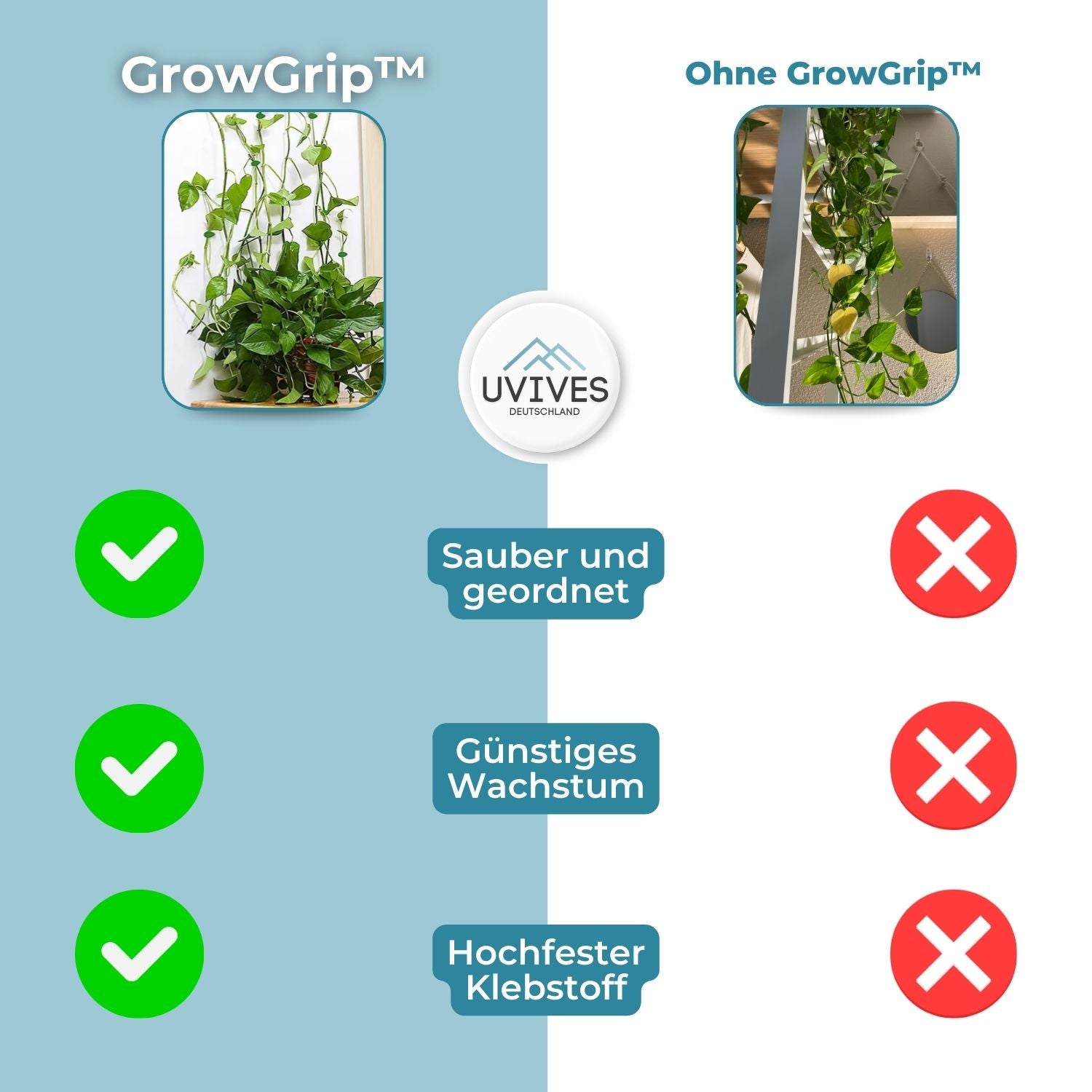 10+10 FREE | GrowGrip™ - plant support clips