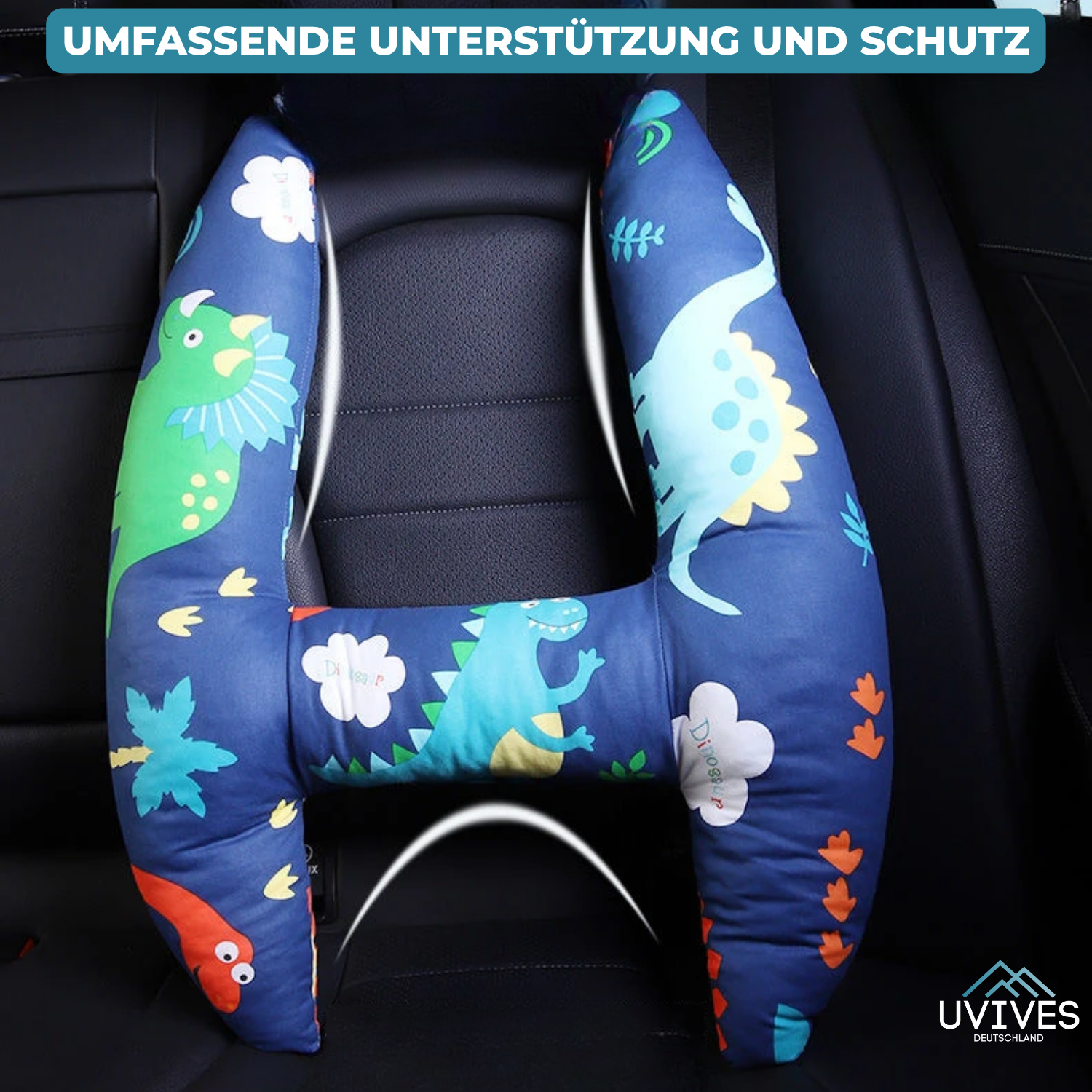 ComfortJourney - travel pillow for children in the backseat of the car