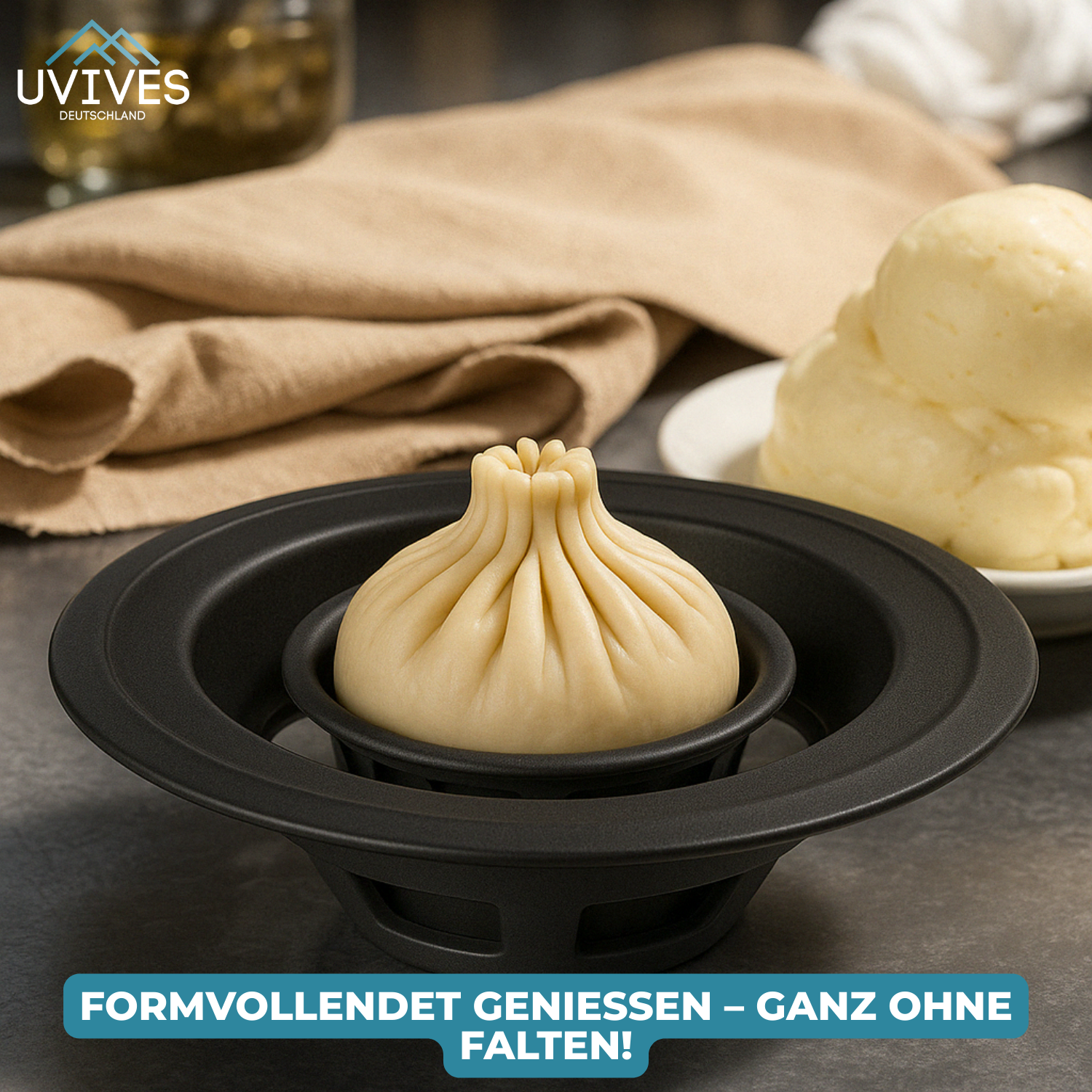 BunBud™ - Flower-shaped bun and dumpling machine