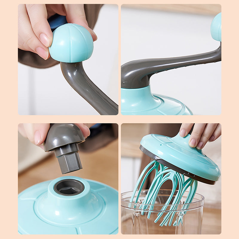 HandyWhisk - Hand-cranked cream and egg whisk