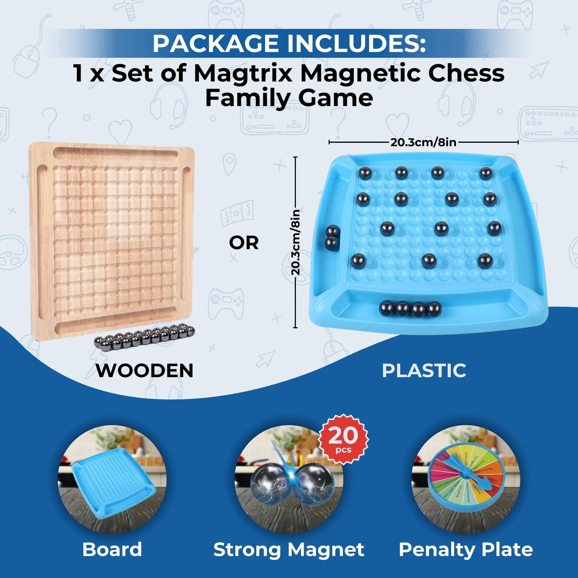 MagChess - Magnetic Chess Game for the Whole Family [Last Day Sale]