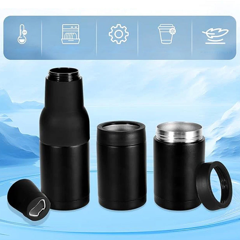 ChillNChug - Beer Bottle and Can Cooler with Beer Opener [Last Day Sale] 