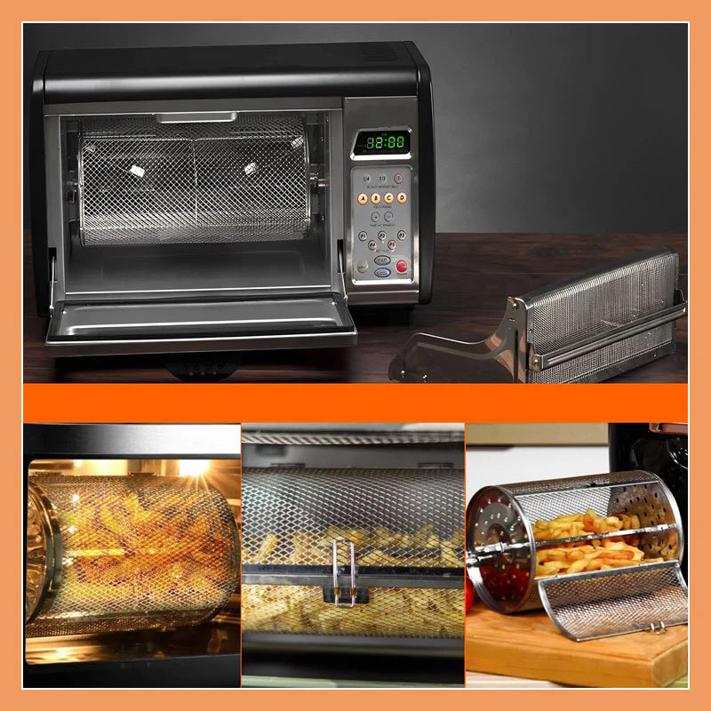 PerfectGrill - Automatic stainless steel rotating grill [Last day sale]