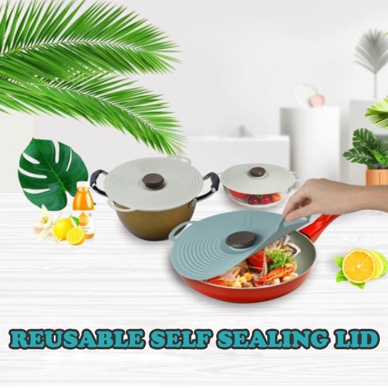 EcoSeal - The reusable silicone lid for freshness and cleanliness