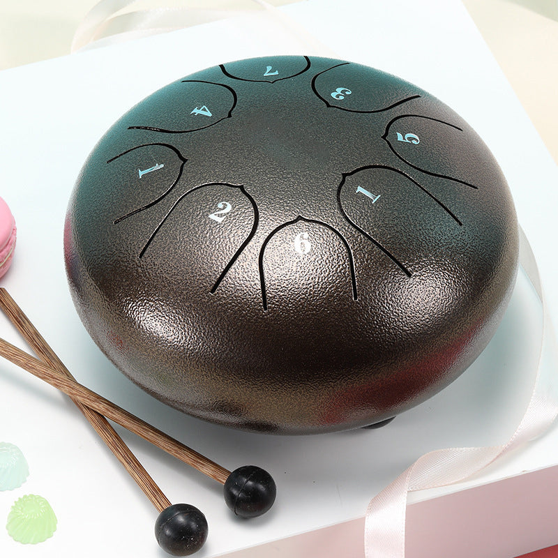 BuddhaSounds - Mini steel-tongue drum 6-inch sound healing drum set [Last-day sale]