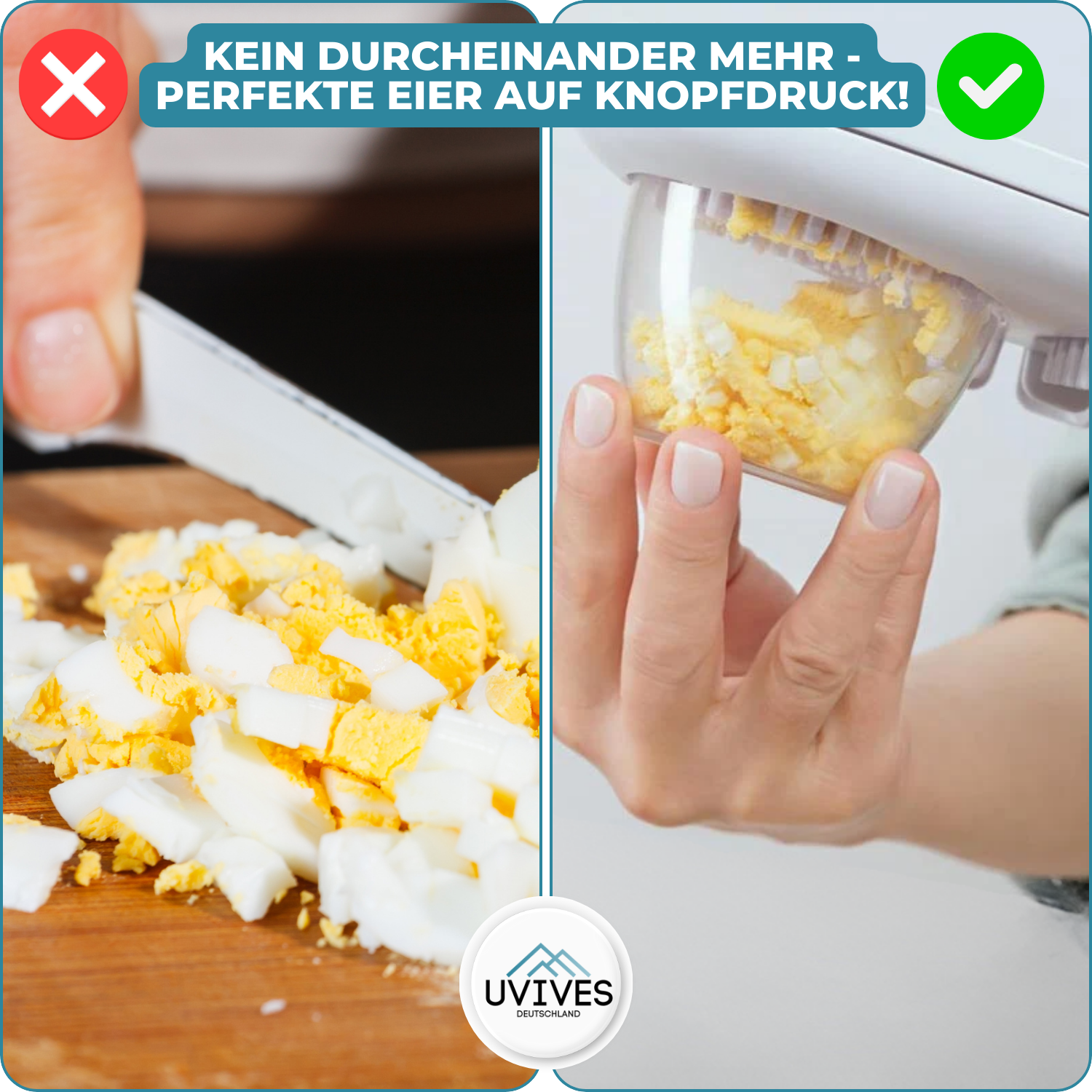 EggChop™ - Multifunctional 3-in-1 Egg Slicer