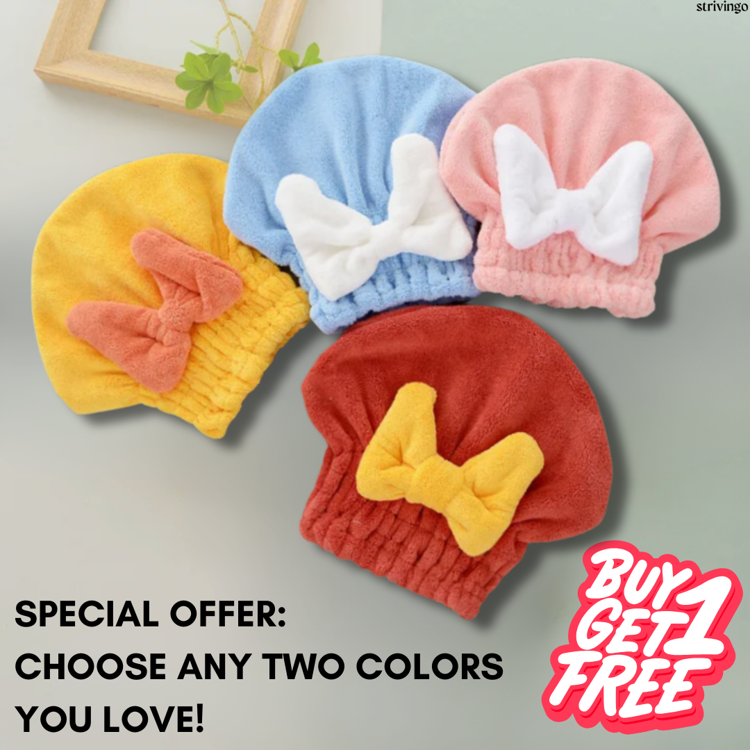 Buy One Get One Free | SoftKnot - Cute Loop Quick-Drying Towel [Last Day Sale]