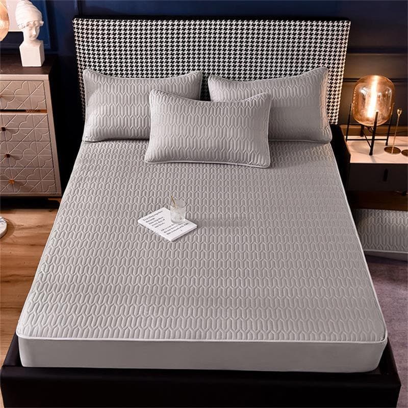 SilkyBreathe - Latest breathable silky-soft mattress cover [Last day sale] 