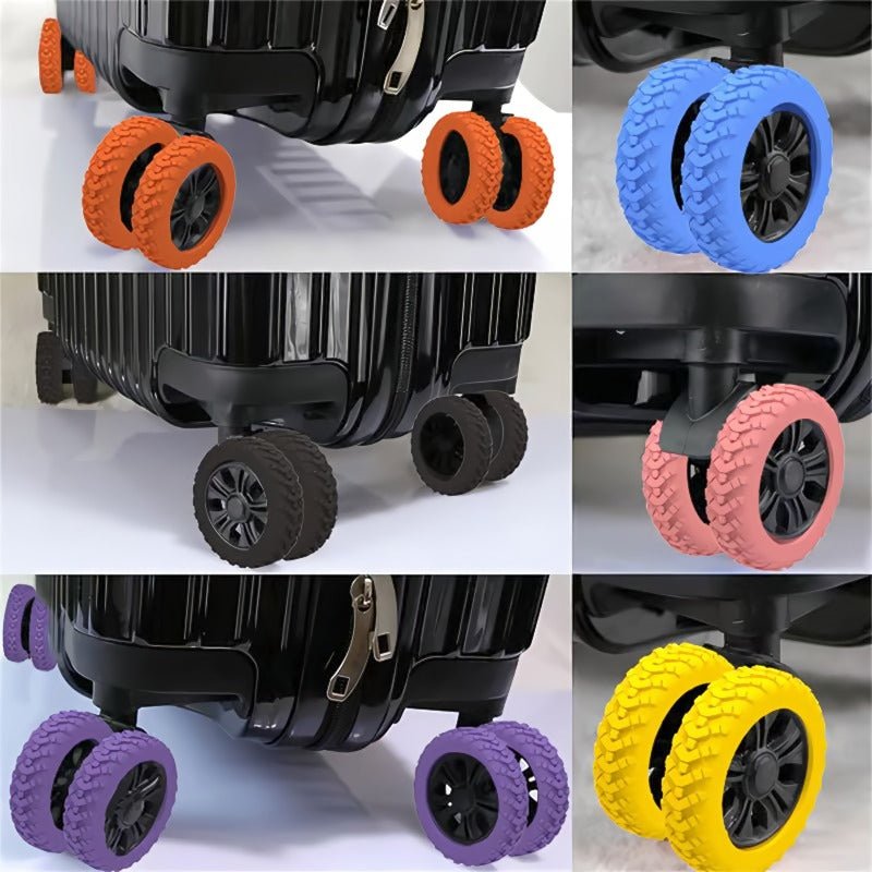 4+4 FREE | WheelShield - Protects the wheels of your suitcase and reduces noise.