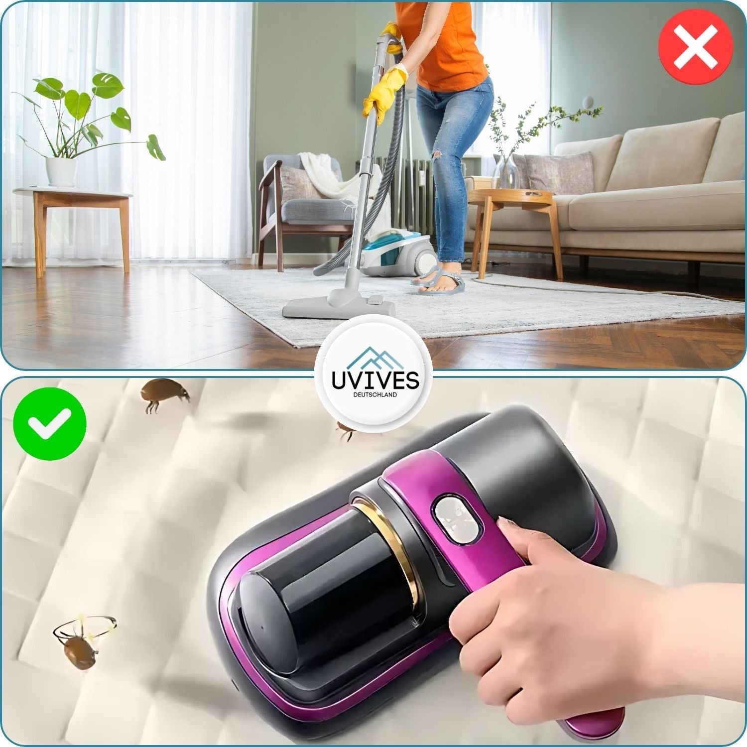 MiteBuster™ - Vacuum cleaner for removing dust mites