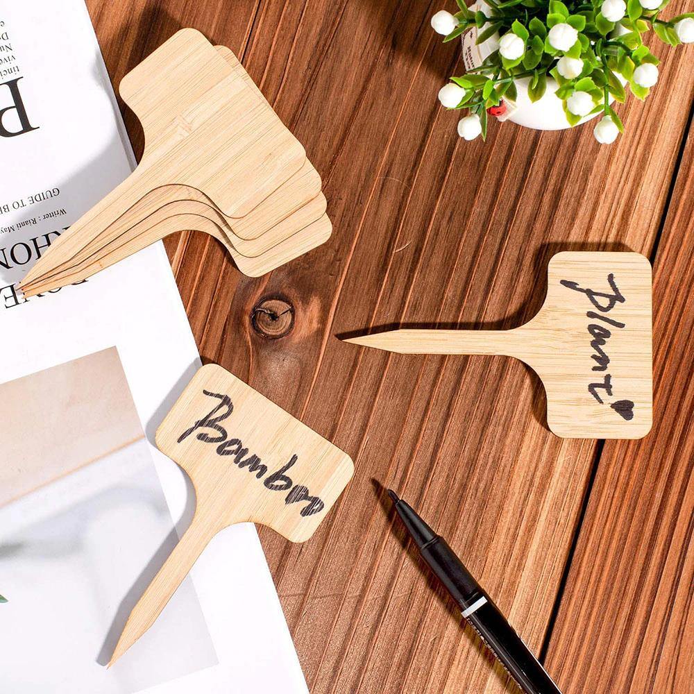 PlantSign - Bamboo plant signs for garden &amp; decoration