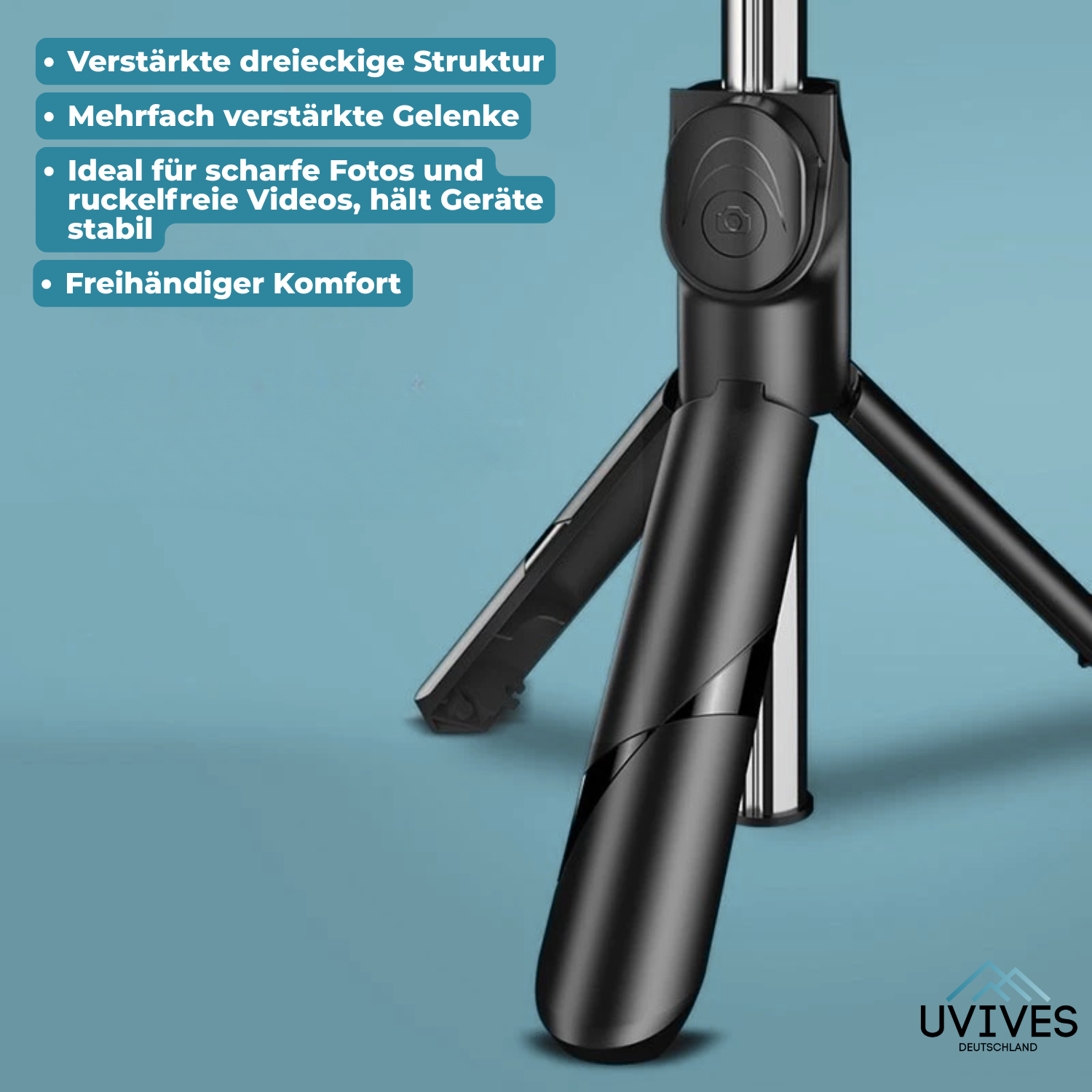 SnapPro - Your 6-in-1 Bluetooth selfie stick for perfect photos