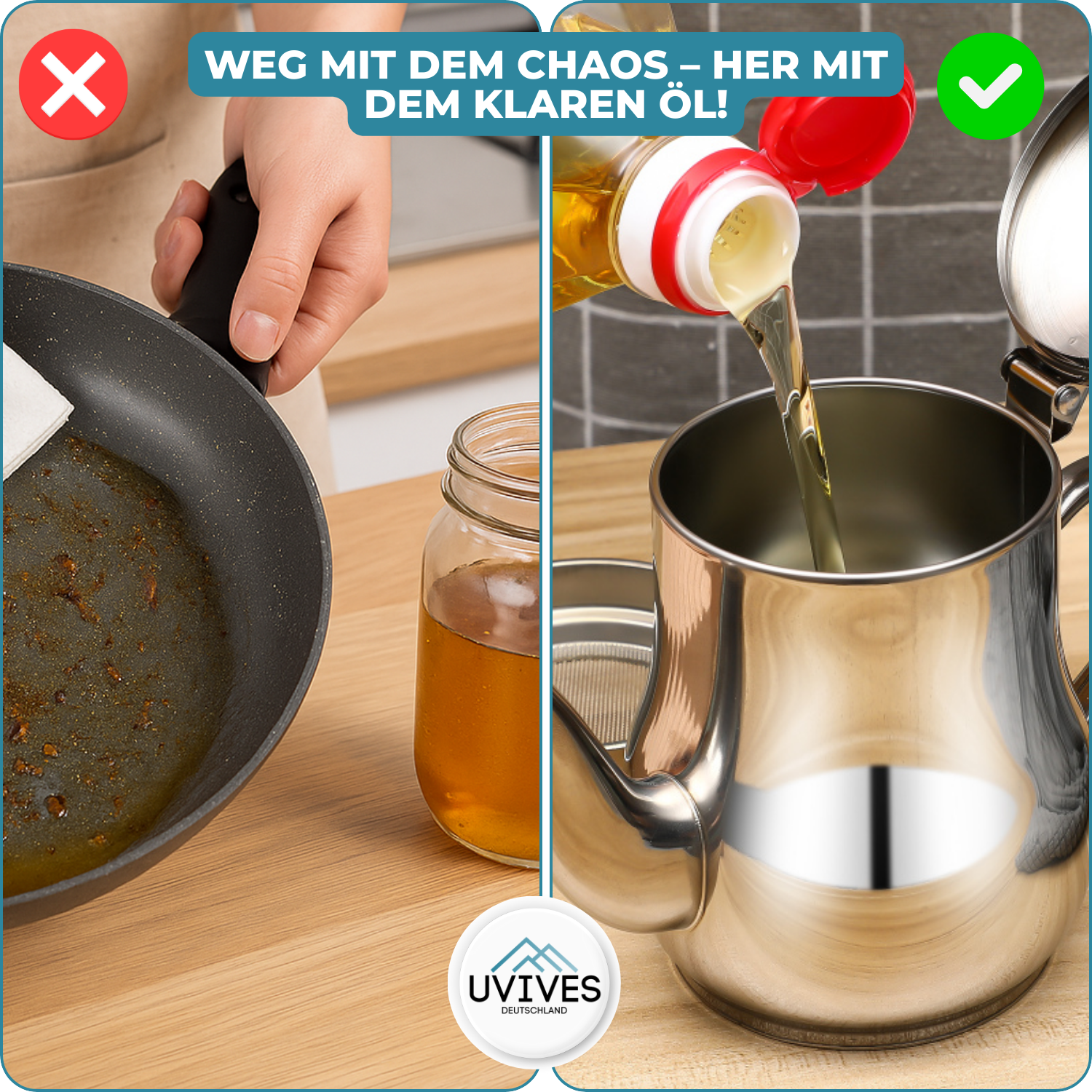 OilMate™ - Cleaner grease, better cooking, less waste