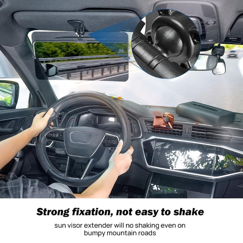 VisionShield - Car sun visor with polarized anti-glare protection