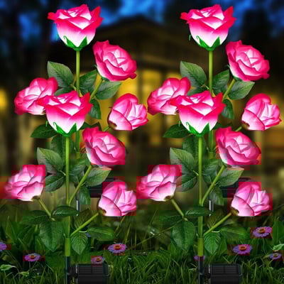 RoseGlow - Romantic garden lighting without electricity