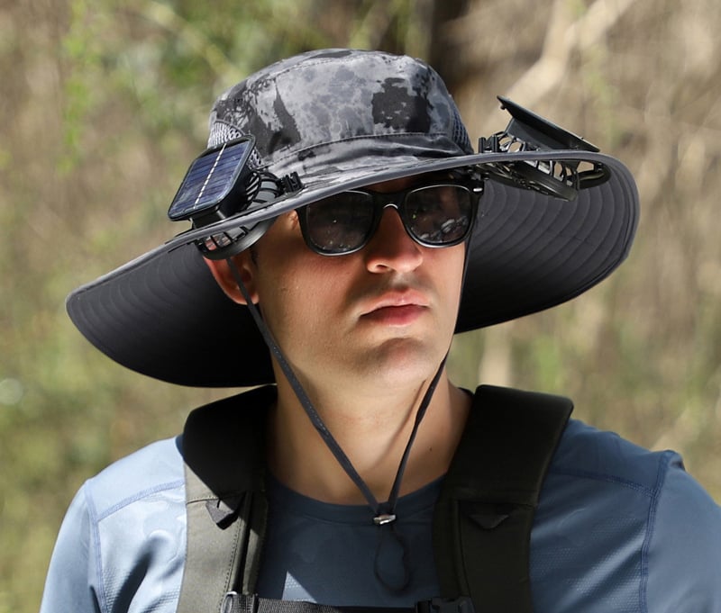 AirShade - Sun hat with integrated fan