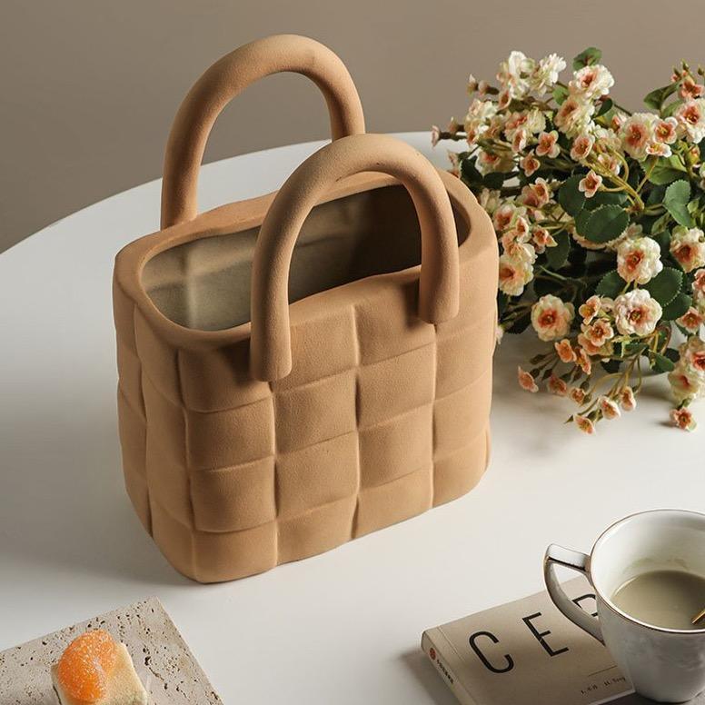 Elegante keramische Cecile vaas voor modern interieur
